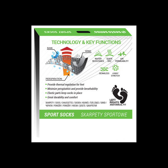 Ciorapi sport Sesto Senso ciorapi sport verzi