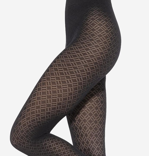 Colanti dama Loretta 157 Gatta - mat, 50 den, cu model - nero