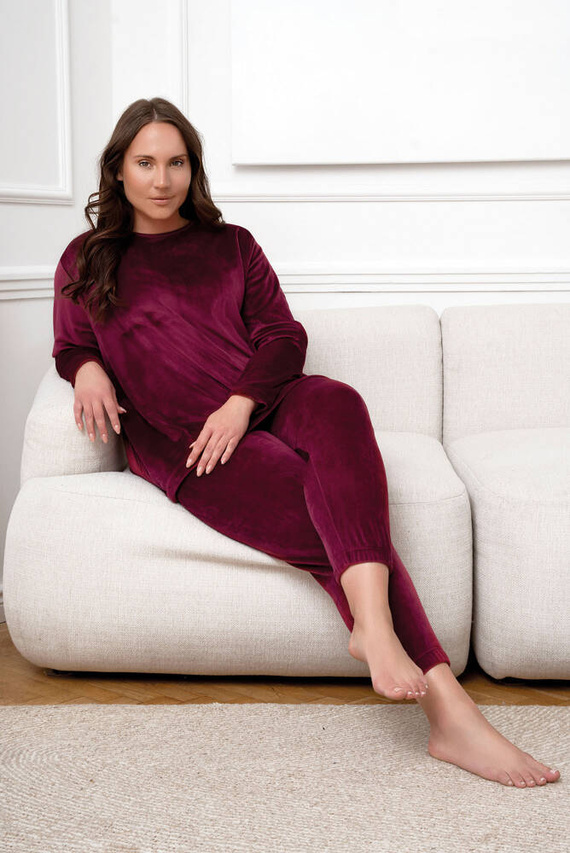 Set pentru femei Akara Italian Fashion - burgundy 