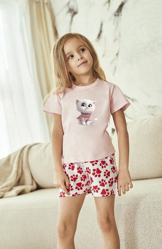 Taro 3551 Nala pijama fete roz 100% bumbac