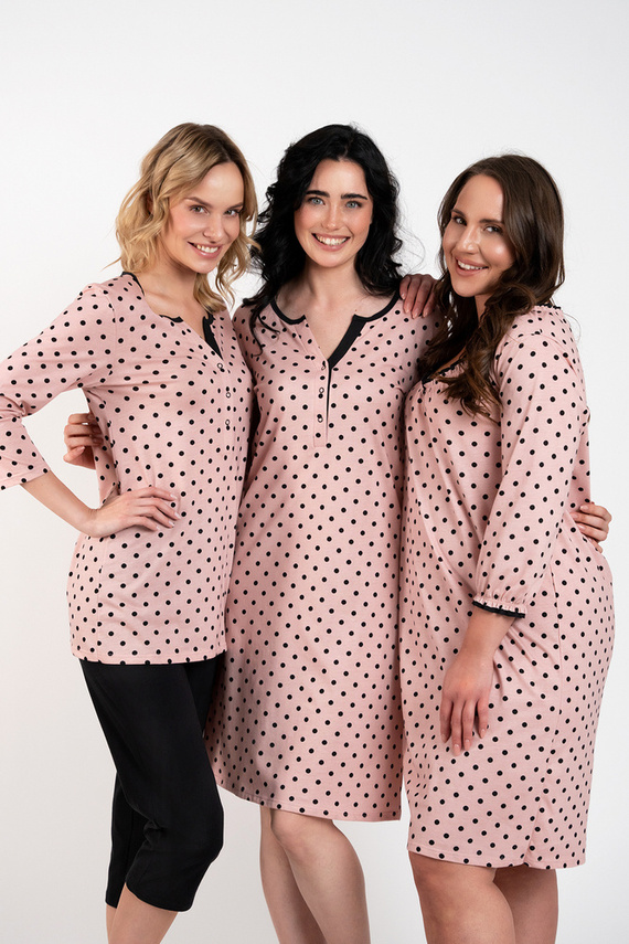 Rochie de noapte și halat de alăptare Margo Italian Fashion 