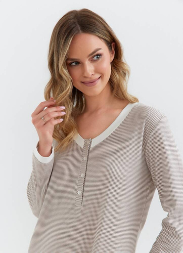 Cămașă de noapte 130 Cana Interlock - maro