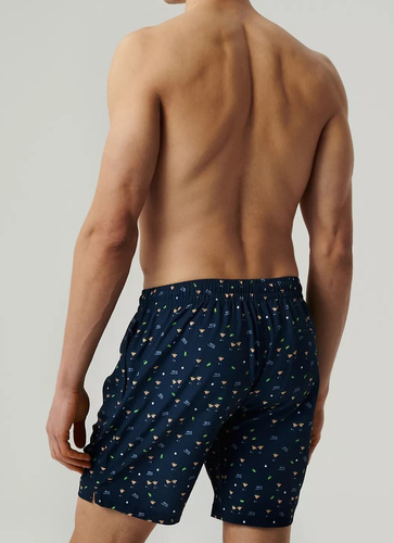 Trunchi de baie pentru bărbați KMB-221 Atlantic - bleumarin