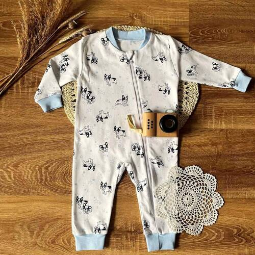 PS14541 Salopeta pentru bebelusi caine fara picioare Mamatti