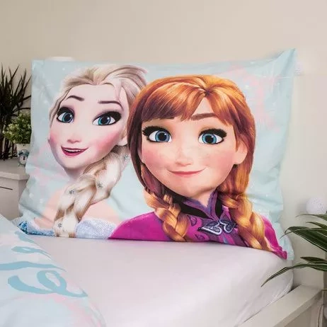 Frozen Frozen Lenjerie de pat bumbac pentru copii Jerry Fabrics albastru