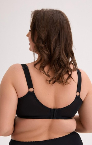 Sutien moale BSM 1320 Willow Gaia negru – bust mare, armătură, dantelă, bretele late