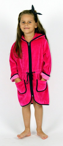 374 / 375 Desiree Halat de baie pentru copii - zmeură