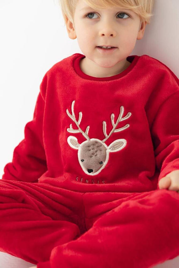 Pijama pentru copii Harriet Kids Sensis - roșu