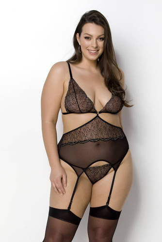 Amberly Corset Gorset damski Passion czarny 