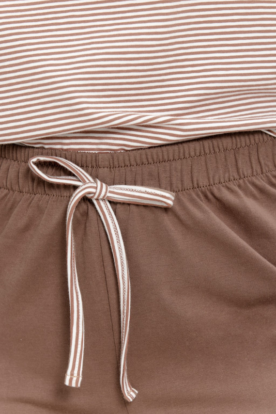 Pijamale damă Taro Norella 3642 bumbac, lungă, cu dungi, 95% bumbac