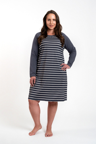 Oda cămașă de noapte Italian Fashion - imprimeu grafit