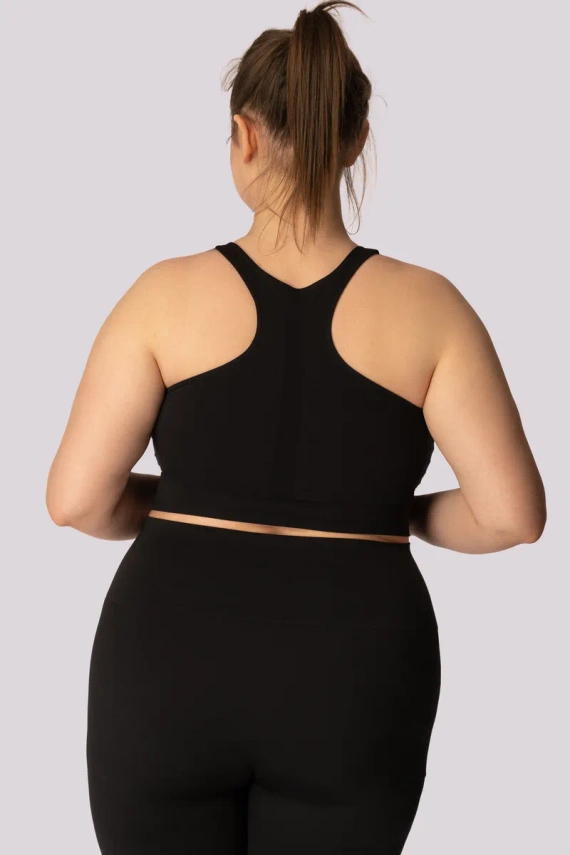 Sutien sport de bază Mona negru