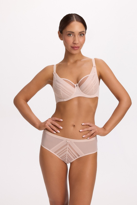 Biustieră Semi Soft Gaia BS 1395 Alicia perlă SS10 cu armătură