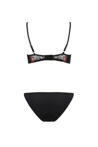 Mirella Set Open Bra Komplet Casmir czarny