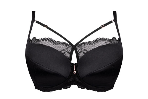 BELEM Full Cup FC-23 negru – sutien stabil cu cupă plină și bretele fixe