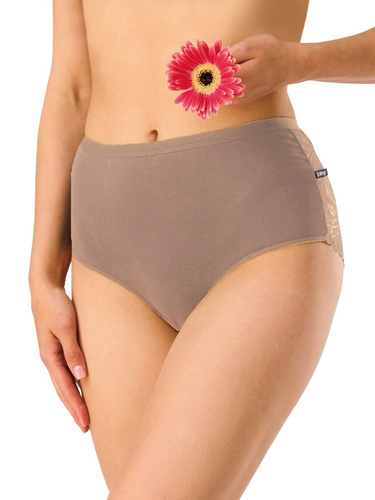 Chilot damă LPF 112 Key maxi bikini din bumbac – confort stabil, set 2 bucăți