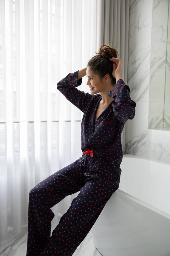 Pijamale Sophia Sensis pentru femei - Bleumarin