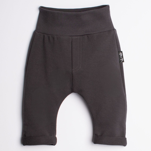 Nicol Olo 222275 pantaloni trening din bumbac grafit pentru băieți
