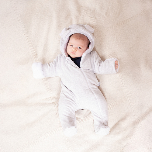 219270 Trening izolat Willy clovn Nicol – gri cu buclă și urechi