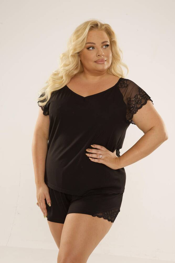 625 Dagmara Pijama de damă Forex - negru