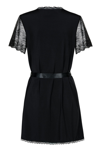 Szlafrok  Peniuar Miamor Obsessive czarny