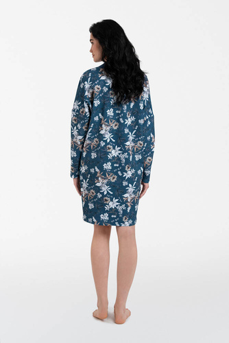 Nikjana tunică cu mânecă lungă pentru femei Italian Fashion - print 