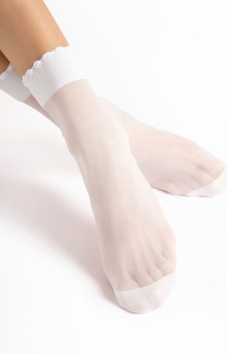 G 1103 Pico Massage Socks 20den Fiore alb