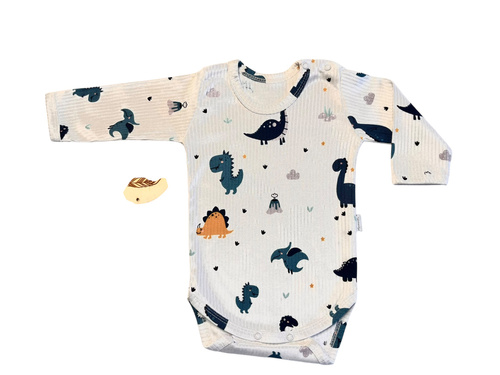 Body băieți cu mâneci lungi BD15526 - bumbac și confortabil