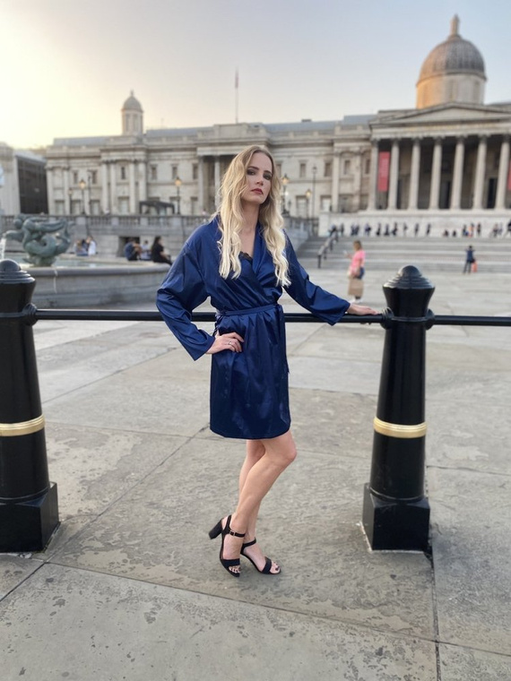 797 Halat clasic pentru femei Forex - albastru marin