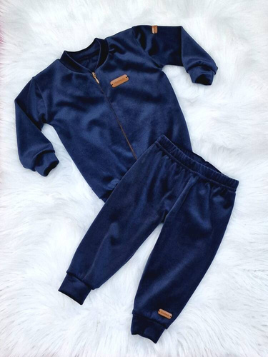 Trening pentru copii, fabricat manual Bambarillo bleumarin