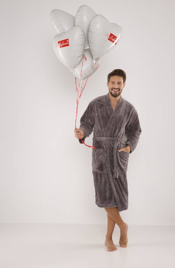 391 Hugo halat de baie pentru bărbați De lafense - gri