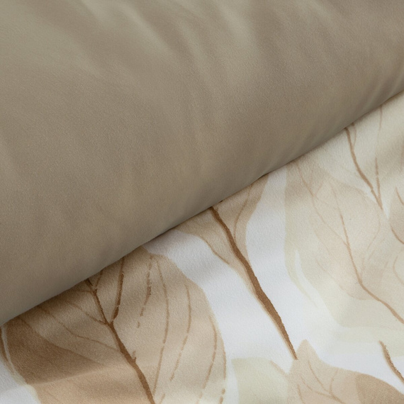 Lenjerie de pat Dafne Design 91 florală reversibilă moale cu fermoar