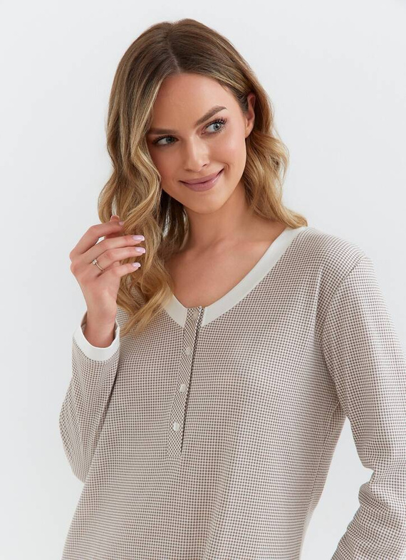 Cămașă de noapte 130 Cana Interlock - maro