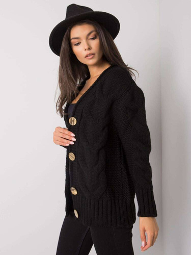 LC-SW-A1.28X Paris cardigan - negru