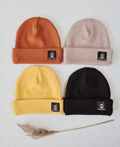 2415P Bandito boy Marija șapcă cu dungi duble - mov praf