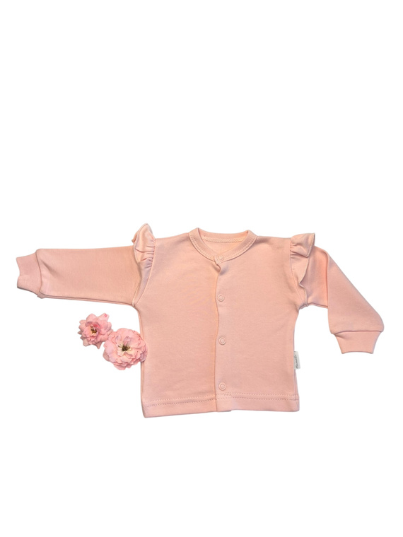 Caftan bebelusi pentru fete Mamatti KA15010 - roz, prins cu capse