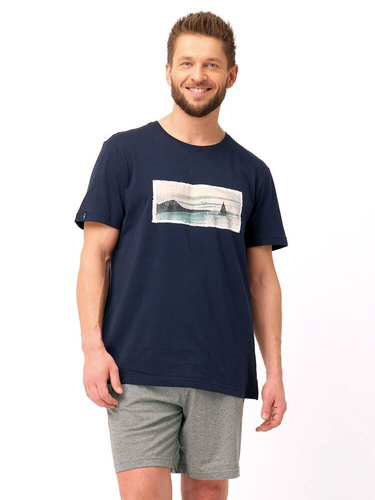 MNS 606 Pijamale pentru bărbați Key, grafit