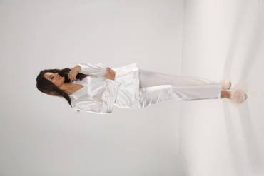 934 Pijama pentru femei Classic Forex - perlă/perlă