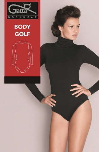 Gatta Body 5577 damă cu guler înalt fără cusături mânecă lungă