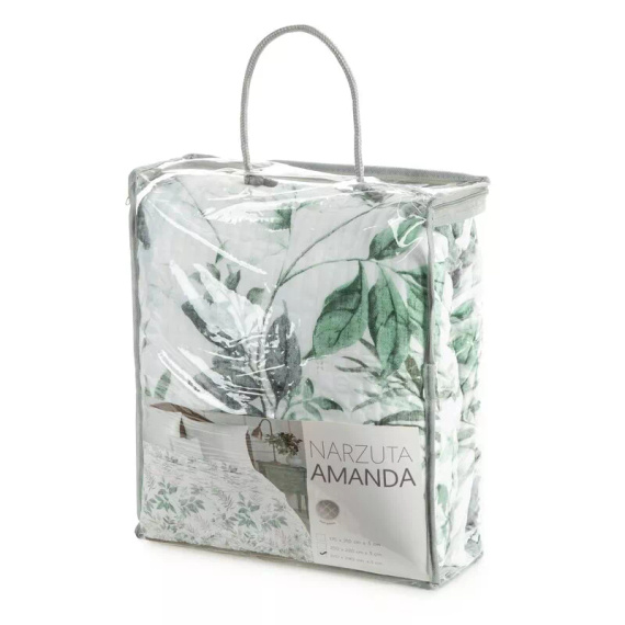 Năframă Amanda Eurofirany albă decorativă 100% poliester elegantă