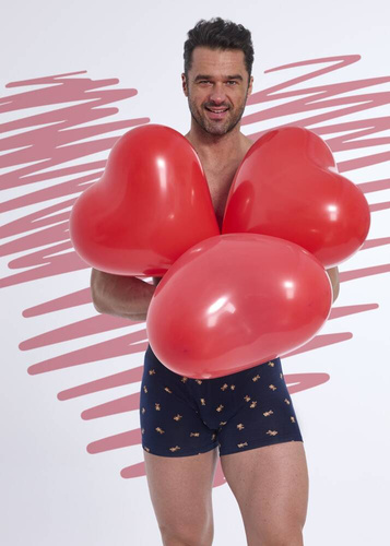 508/156 Boxer pentru bărbați High Emotion Cornette, bleumarin