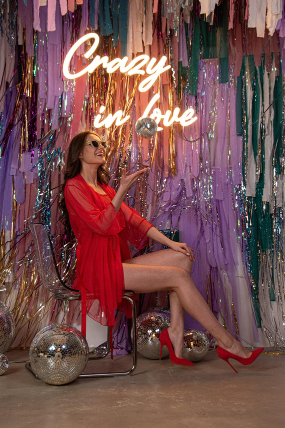 674 Halat de damă Florence Forex - roșu