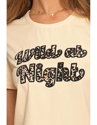 PDD4300-013 Pijama dama Moraj cu maneca scurta - bej