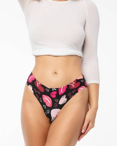 Chiloți damă Kiss Me Simple Brasil Julimex - negri