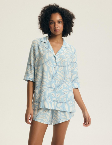 Pijama damă 44482 Estes 100% vâscoză cu nasturi