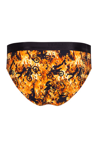 Chiloți pentru bărbați Caldo Italian Fashion - imprimeu cu foc