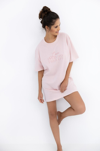 Cămașă de noapte Annabelle Sensis – Bumbac, Roz, cu Imprimeu | Confort și Stil