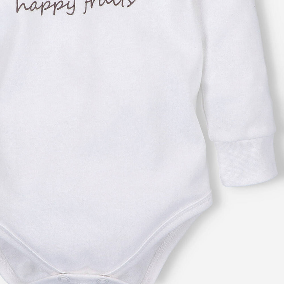 ABN-5295/ECR Body Happy Apples Nini din bumbac organic ecru