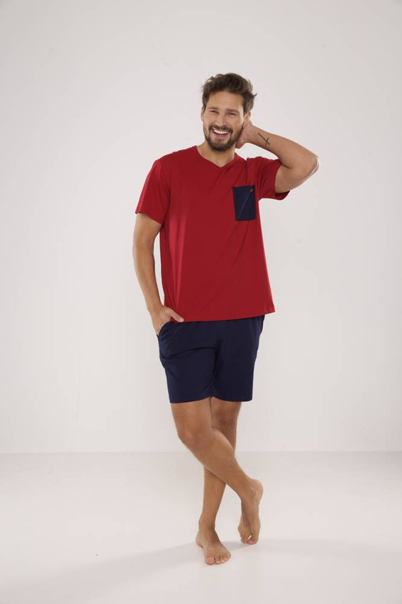 646 Kevin Pijama pentru bărbați De Lafense - maro