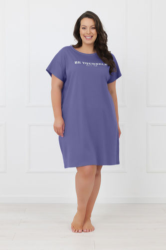Cămașă de noapte damă Rima Italian Fashion 100% bumbac mânecă scurtă